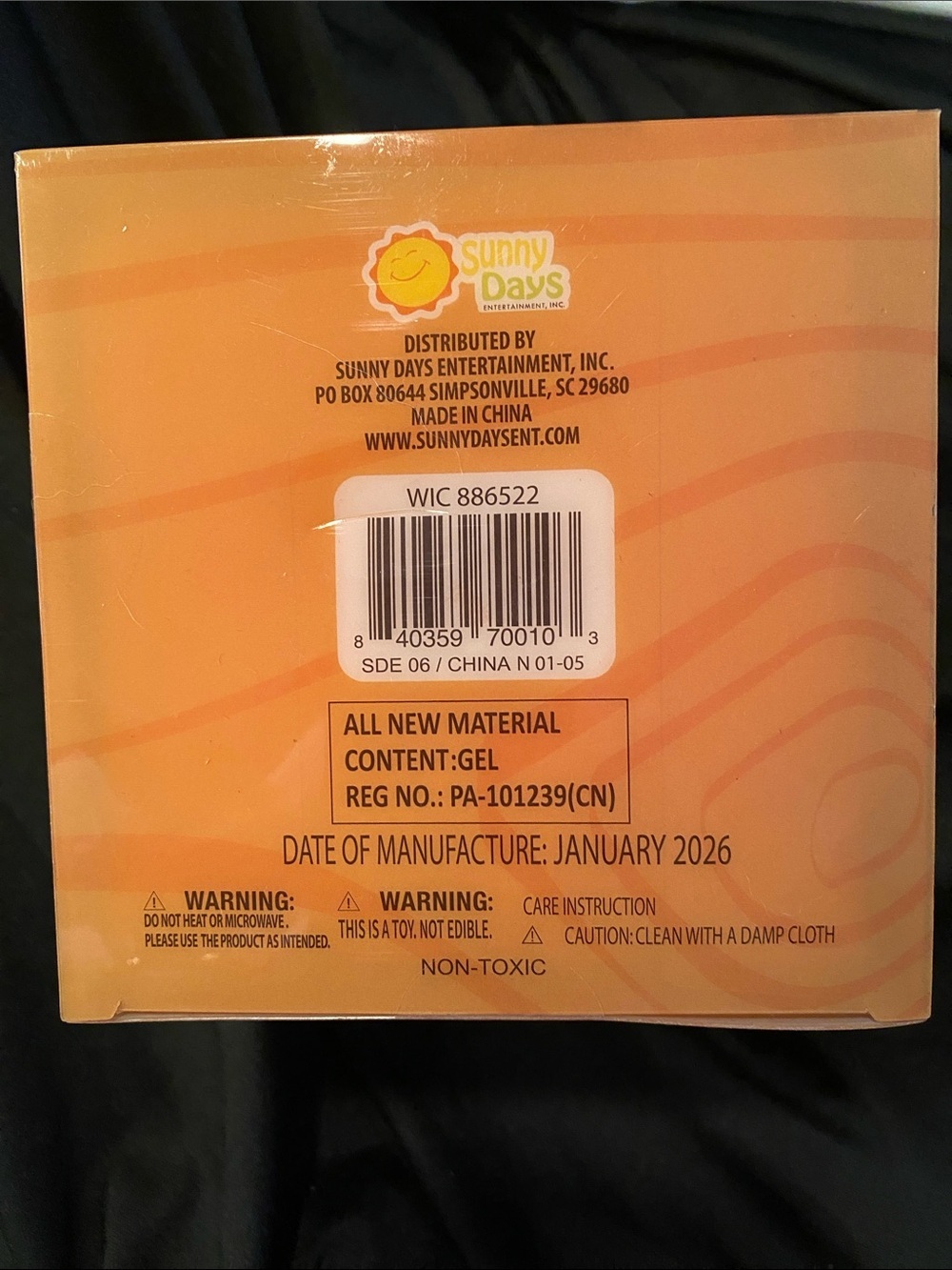 Sunny Days Squeeze Cheese Jumbo Squishy - Picture 2 of 3